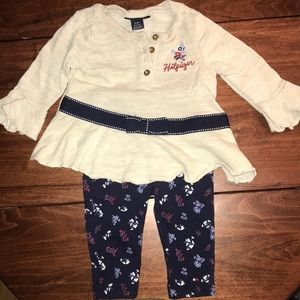 Tommy Hilfiger girls outfit 3-6 months